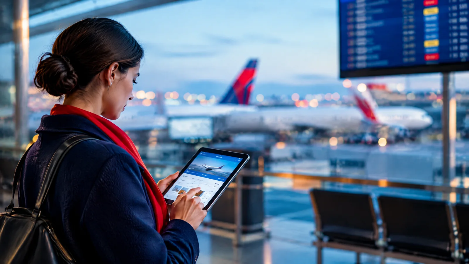 Hành khách kiểm tra khả năng nâng hạng trên chuyến bay Air China